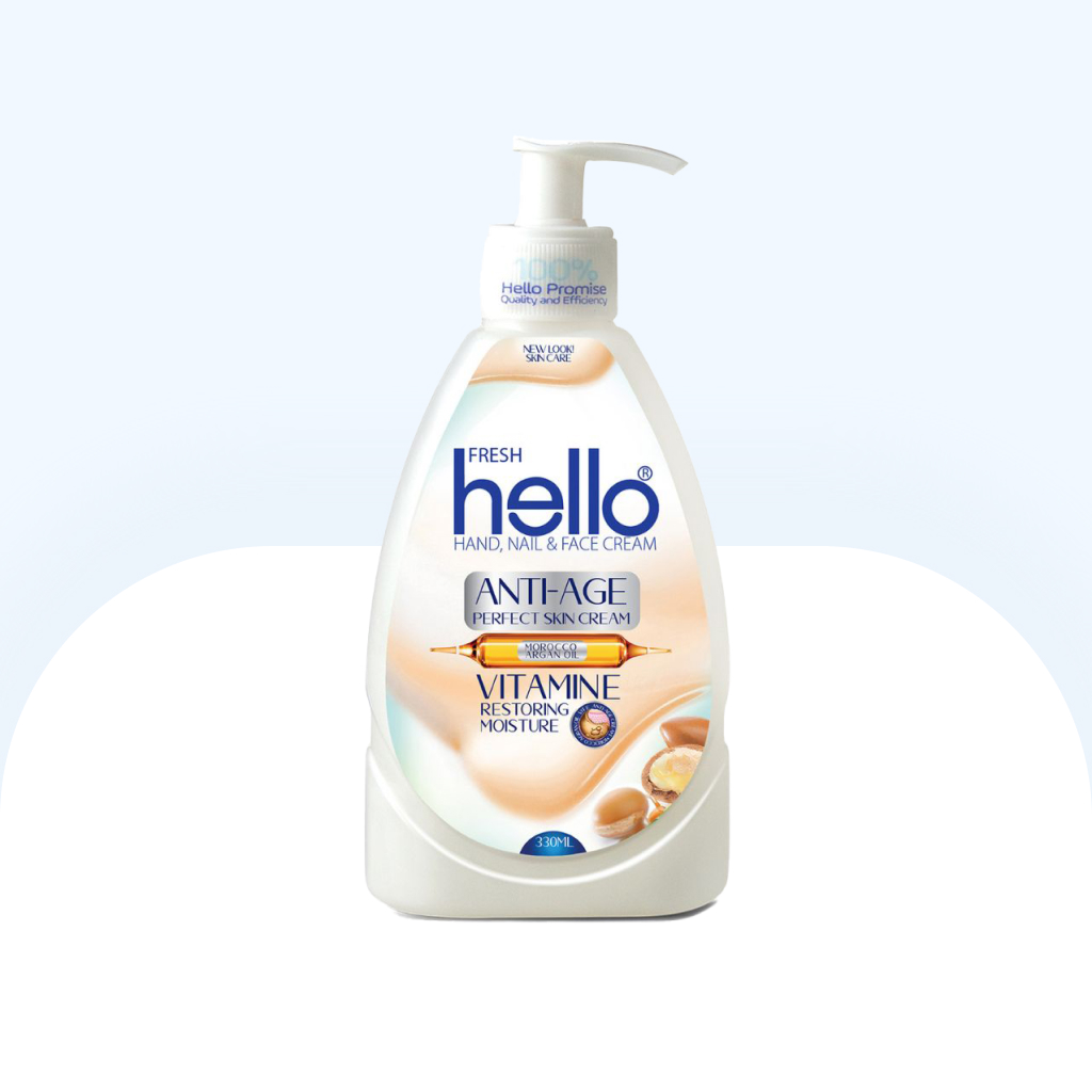 کرم پمپی ضد پیری حاوی روغن آرگان هلو فرش